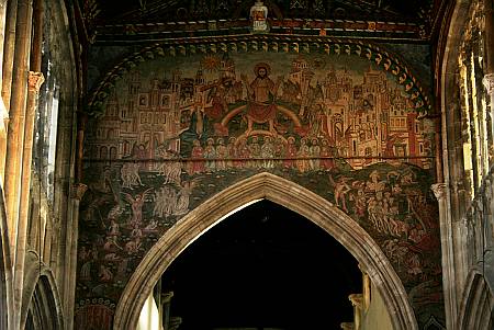 Salisbury - St. Thomas - Detail of Wall Painting